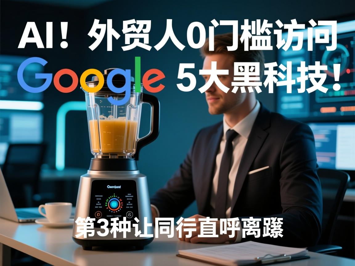 AI破壁！外贸人0门槛访问谷歌的5大黑科技，第3种让同行直呼离谱