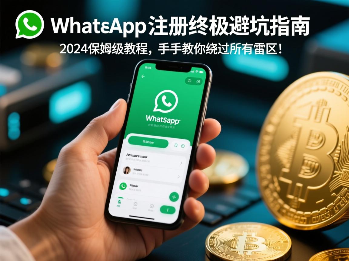 WhatsApp注册终极避坑指南，2024保姆级教程，手把手教你绕过所有雷区！