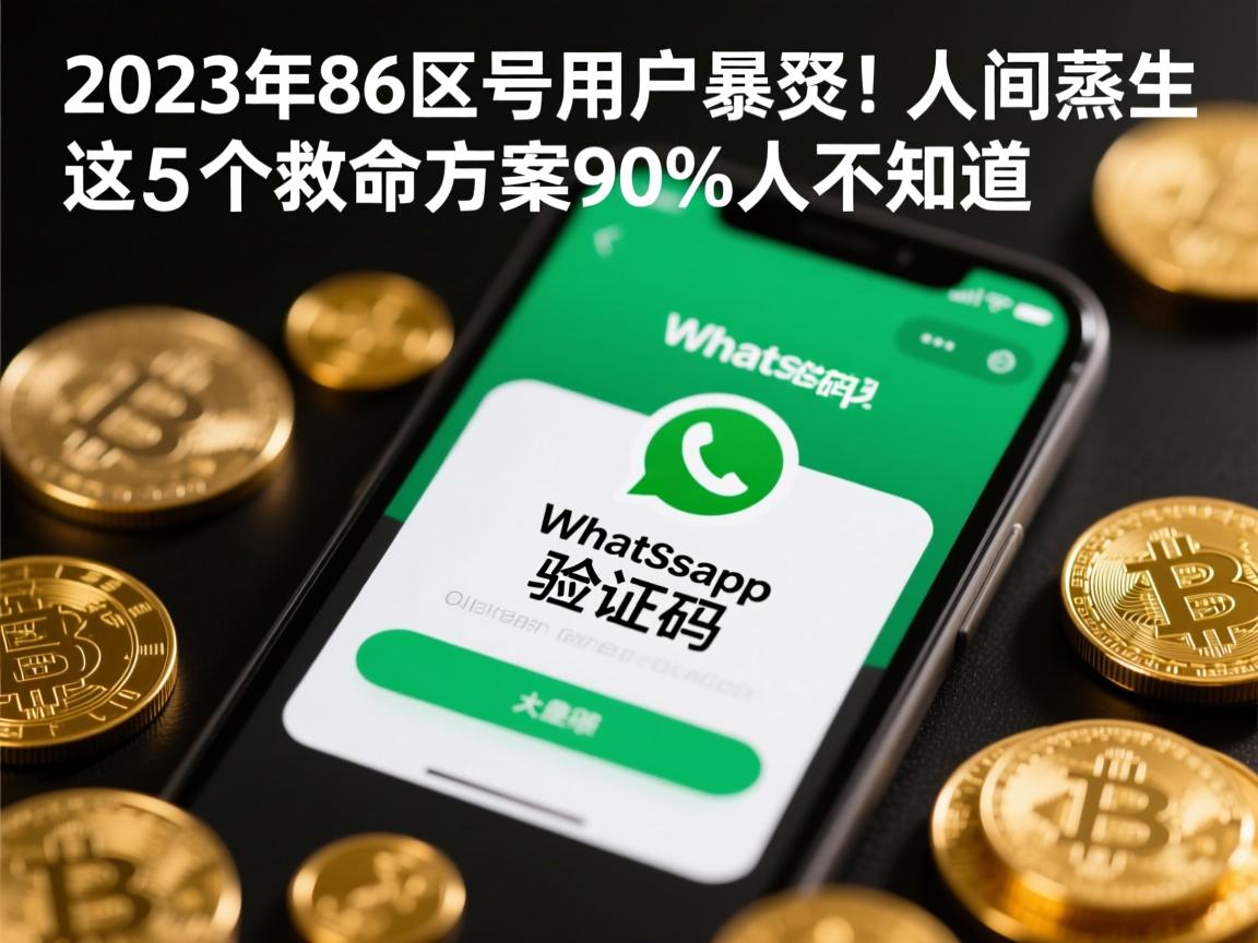 2023年86区号用户暴怒！WhatsApp验证码人间蒸发，这5个救命方案90%人不知道