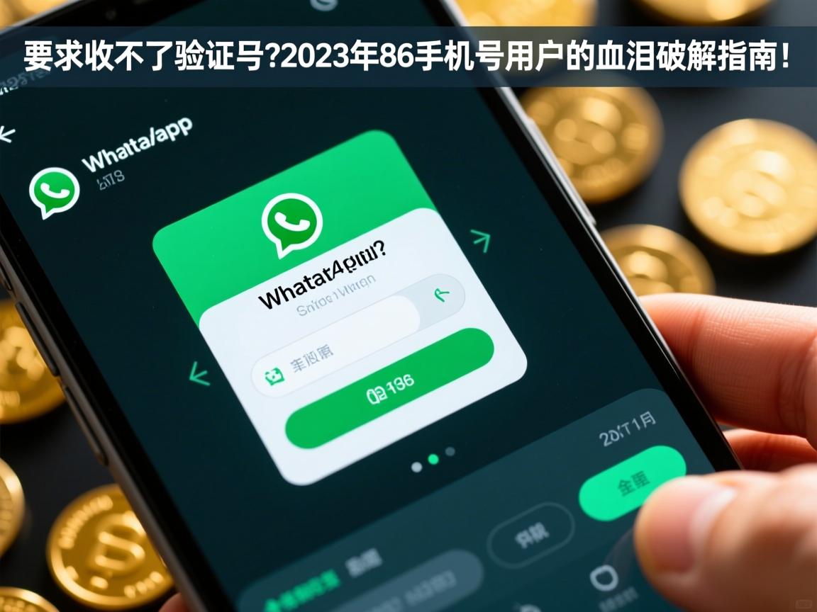 WhatsApp注册收不了验证码？2023年86手机号用户的血泪破解指南！