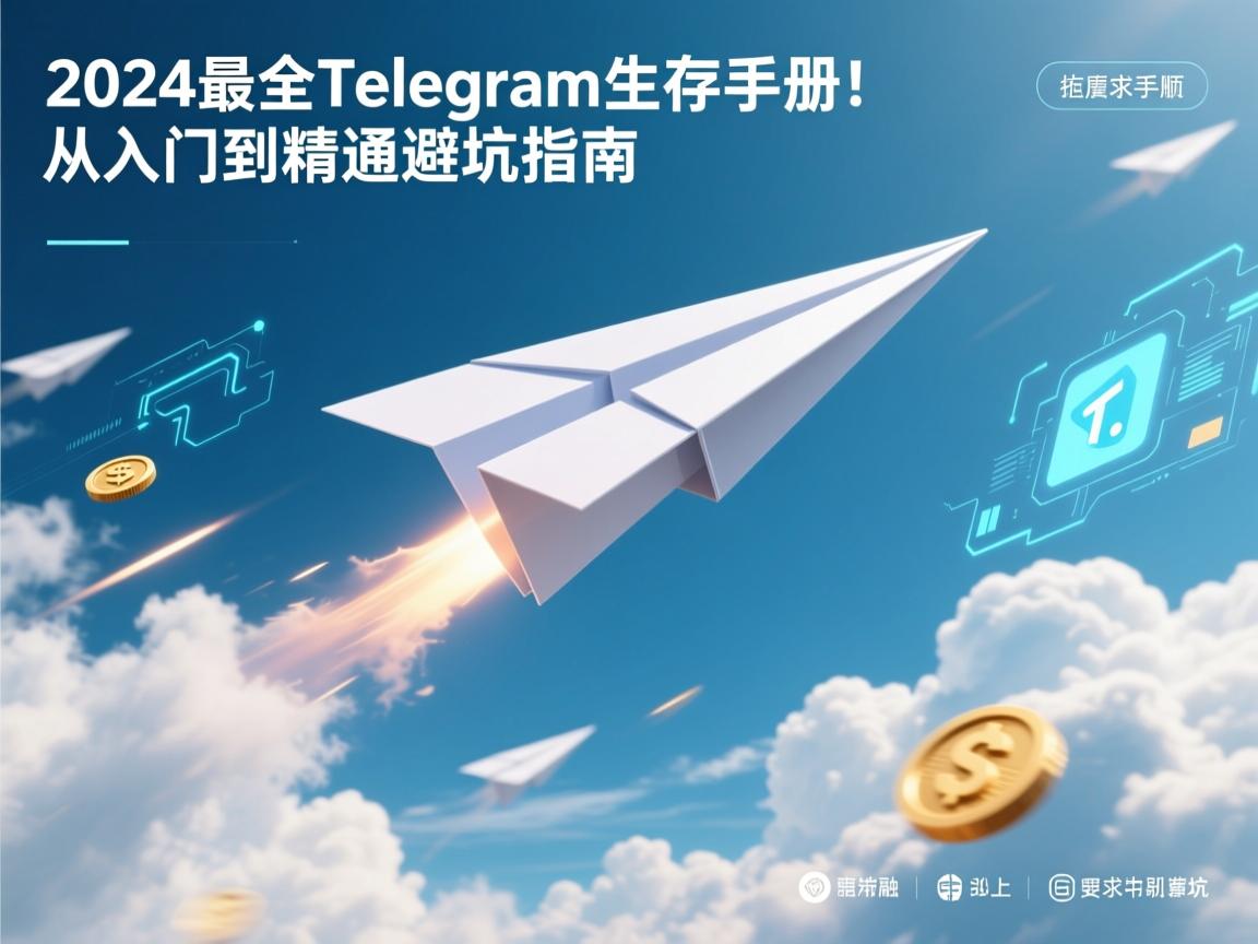 纸飞机冲上云霄！2024最全Telegram生存手册，从入门到精通避坑指南