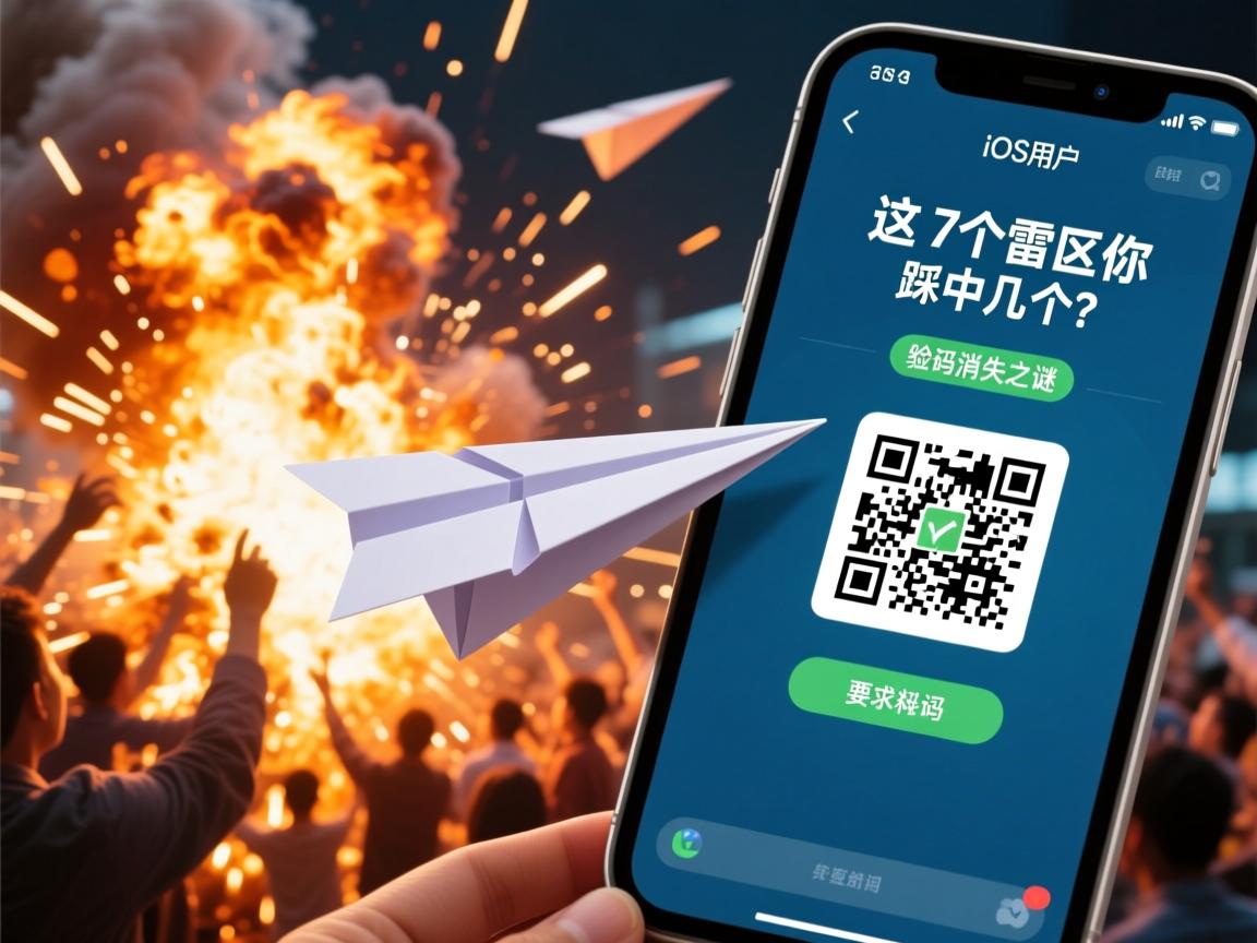 iOS用户集体炸锅！纸飞机验证码消失之谜，这7个雷区你踩中几个？