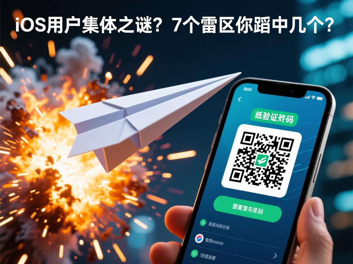 iOS用户集体炸锅!纸飞机验证码消失之谜,这7个雷区你踩中几个?