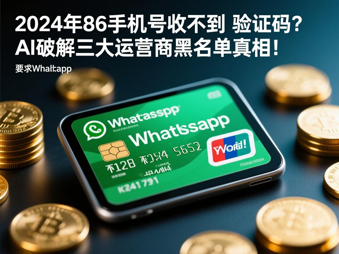 2024年86手机号收不到WhatsApp验证码？AI破解三大运营商黑名单真相！