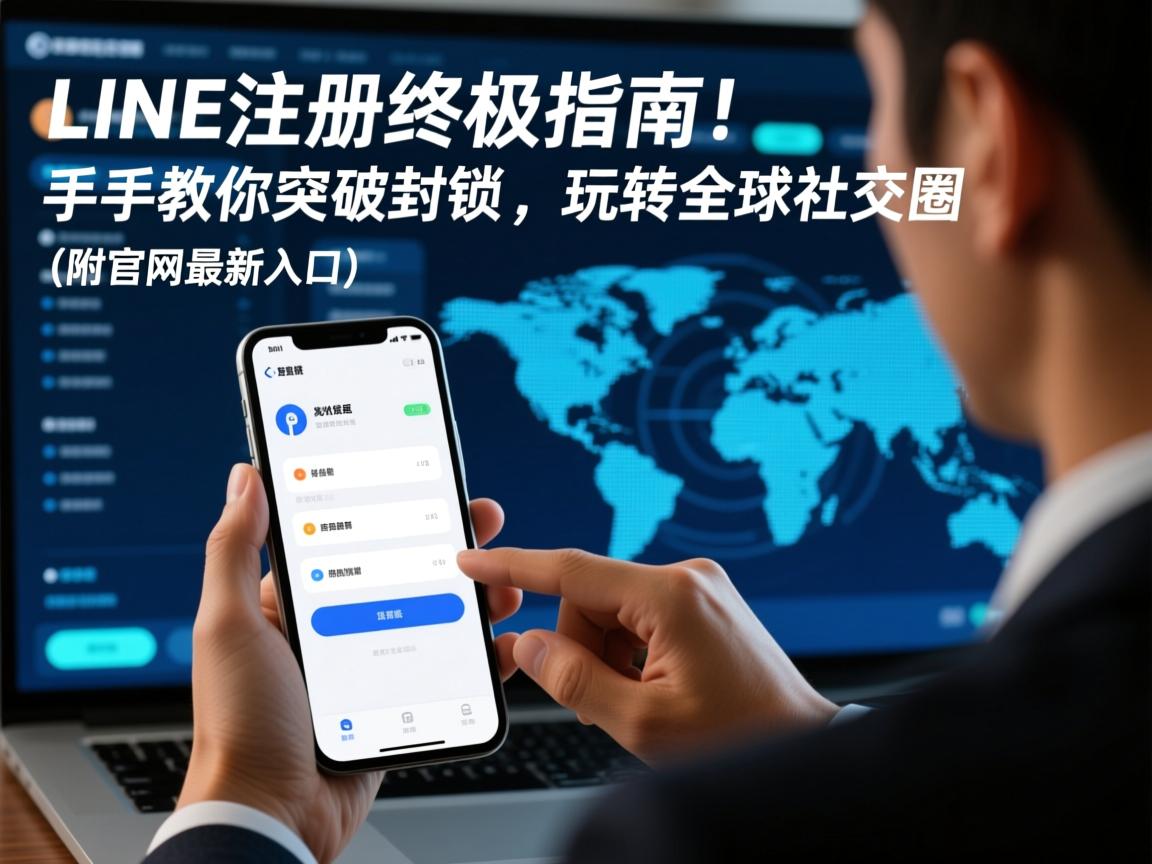 LINE注册终极指南！手把手教你突破封锁，玩转全球社交圈（附官网最新入口）