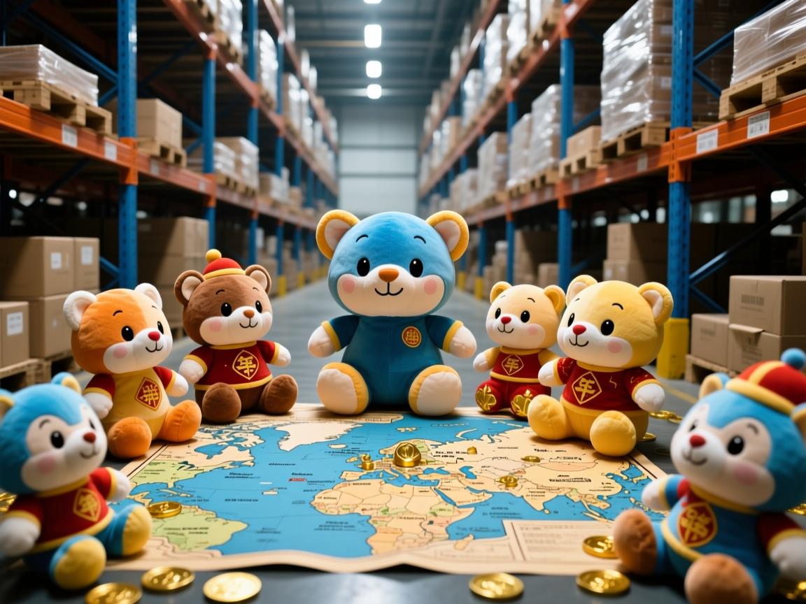 青岛玩偶货源藏宝图,外贸仓库探秘与年入百万的暴利真相!