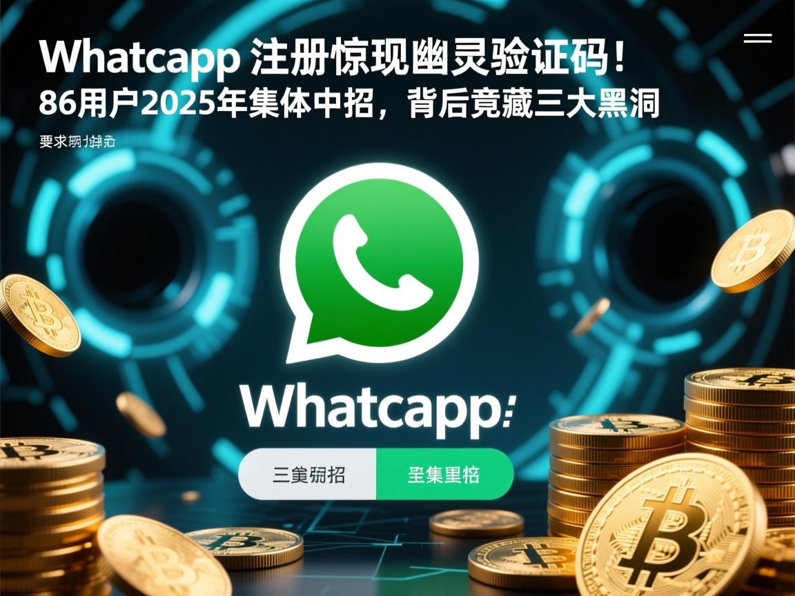 WhatsApp注册惊现幽灵验证码！86用户2025年集体中招，背后竟藏三大黑洞