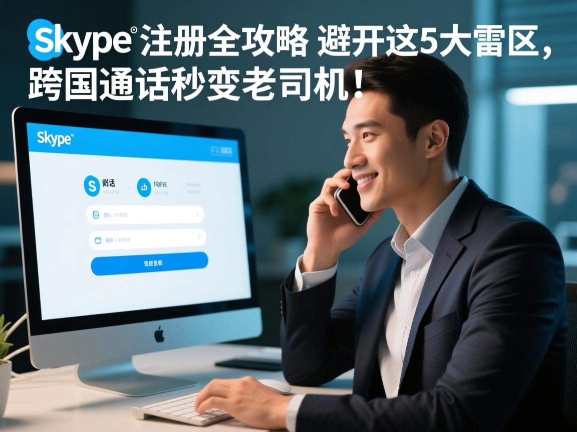 Skype注册全攻略，避开这5大雷区，跨国通话秒变老司机！