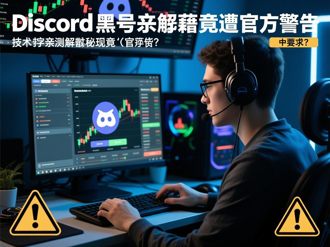 Discord账号黑市惊现天价交易!技术宅亲测解封秘籍竟遭官方警告?