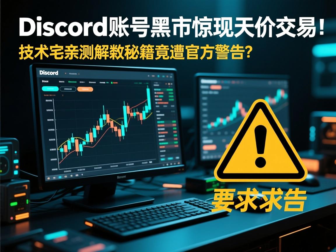 Discord账号黑市惊现天价交易!技术宅亲测解封秘籍竟遭官方警告?