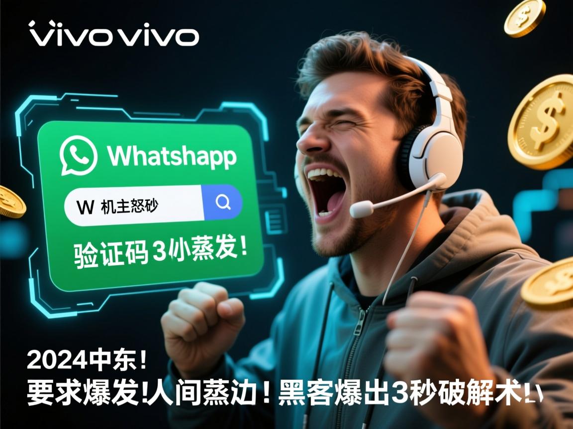 2024中东VIVO机主怒吼,WhatsApp验证码人间蒸发!黑客曝出3秒破解术