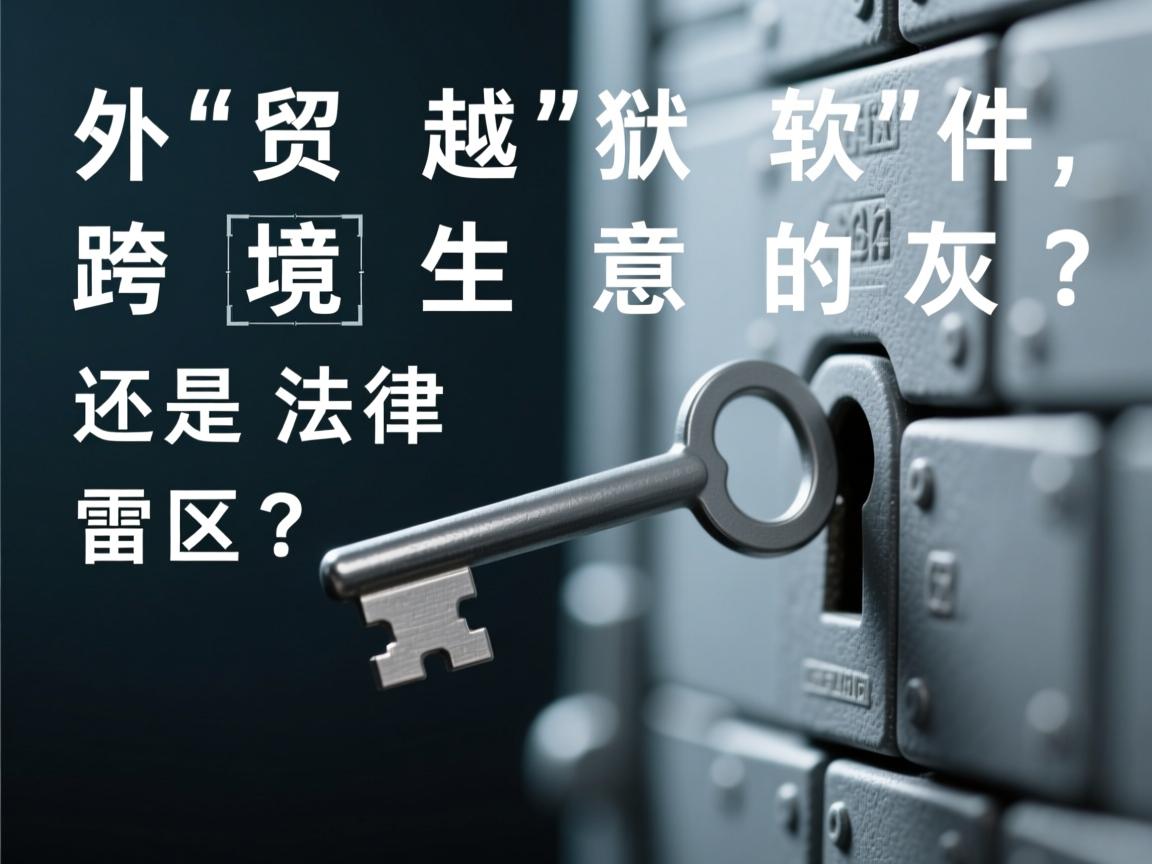 外贸越狱软件,跨境生意的灰色钥匙还是法律雷区?