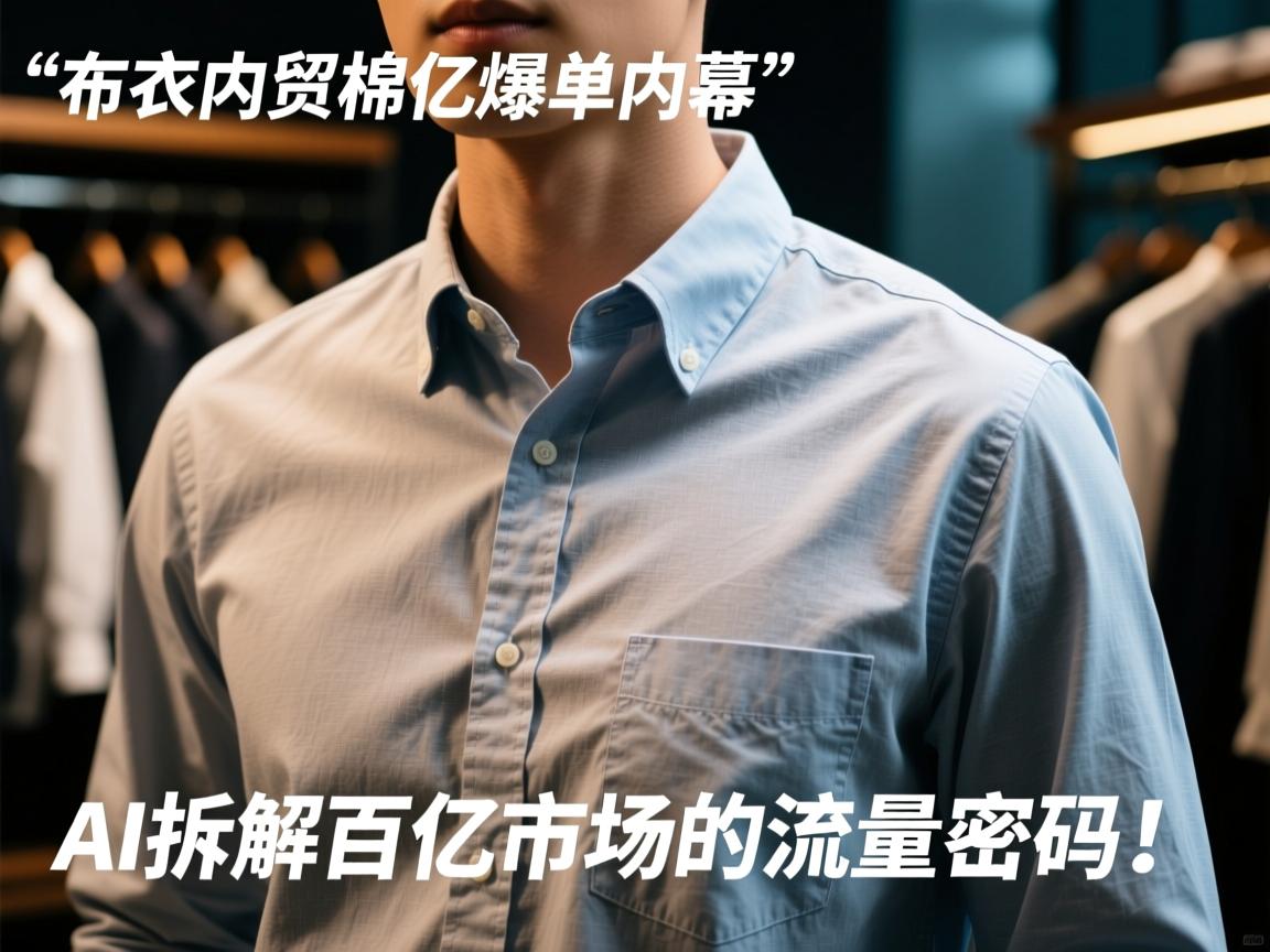 布衣外贸棉衬衫爆单内幕,AI拆解百亿市场的流量密码!