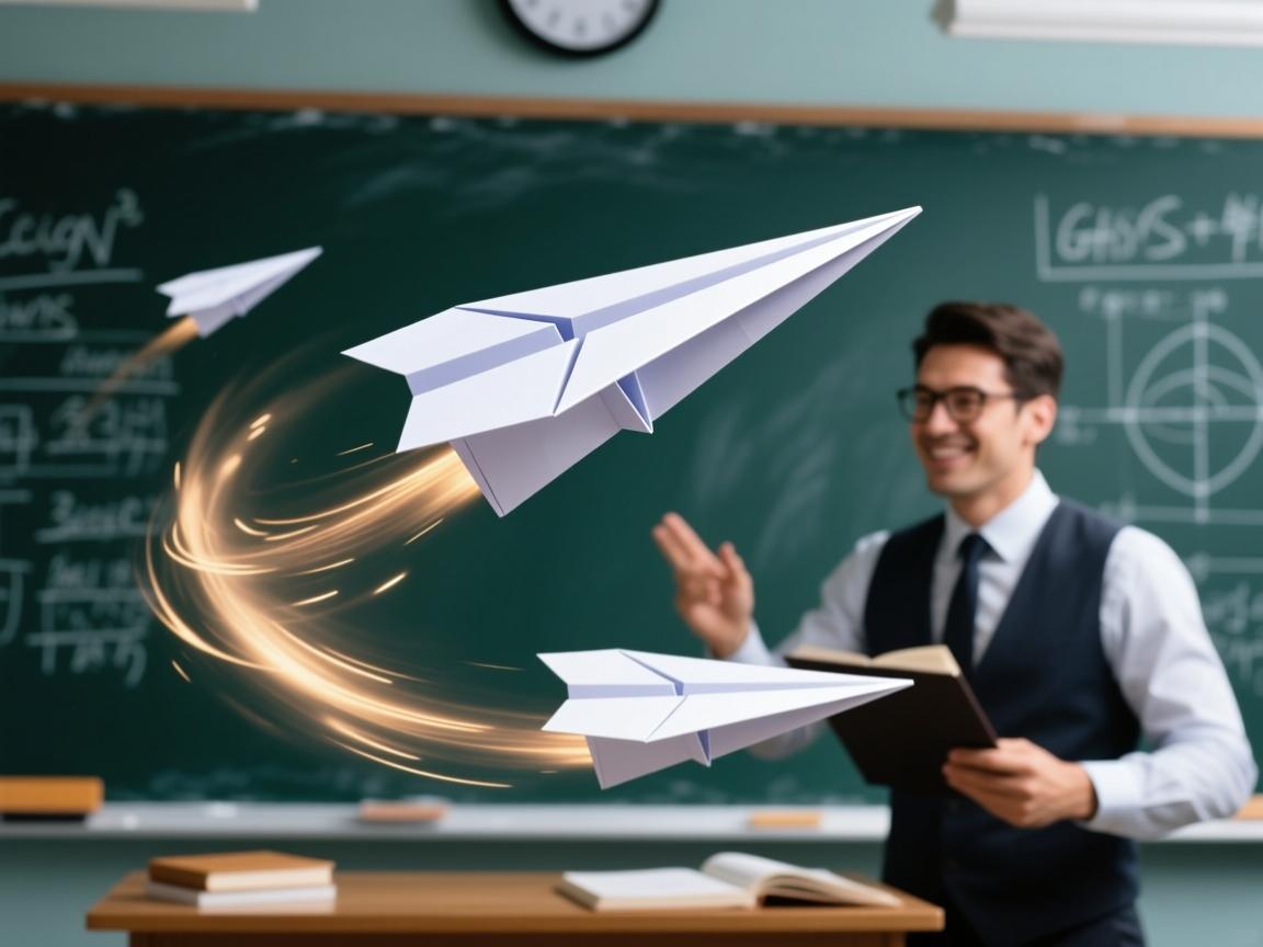 纸飞机空中急转弯！物理老师没教的空气动力学秘密