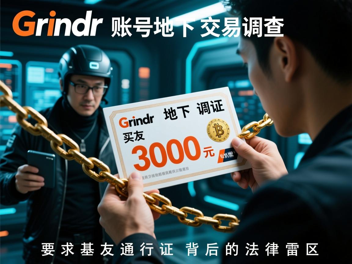 Grindr账号地下交易链调查,300元买基友通行证背后的法律雷区