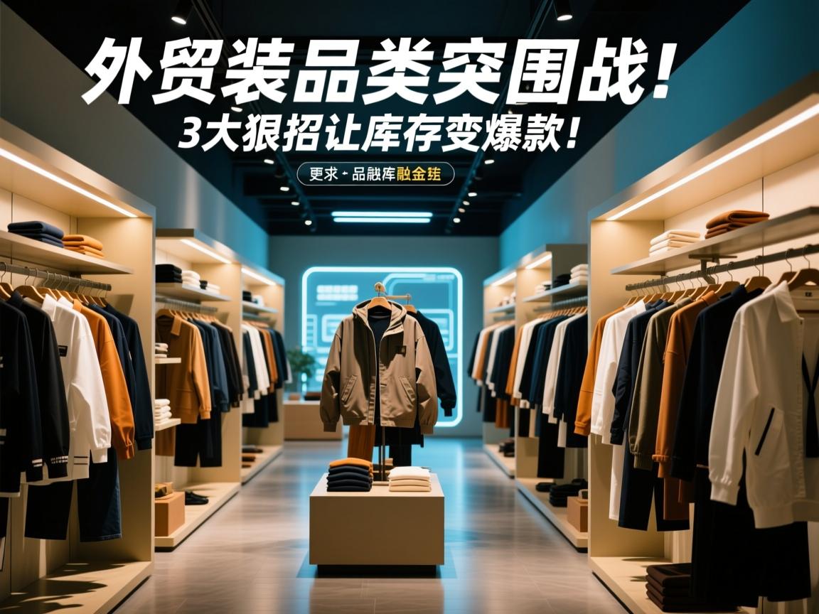 外贸服装品类突围战,3大狠招让库存变爆款!