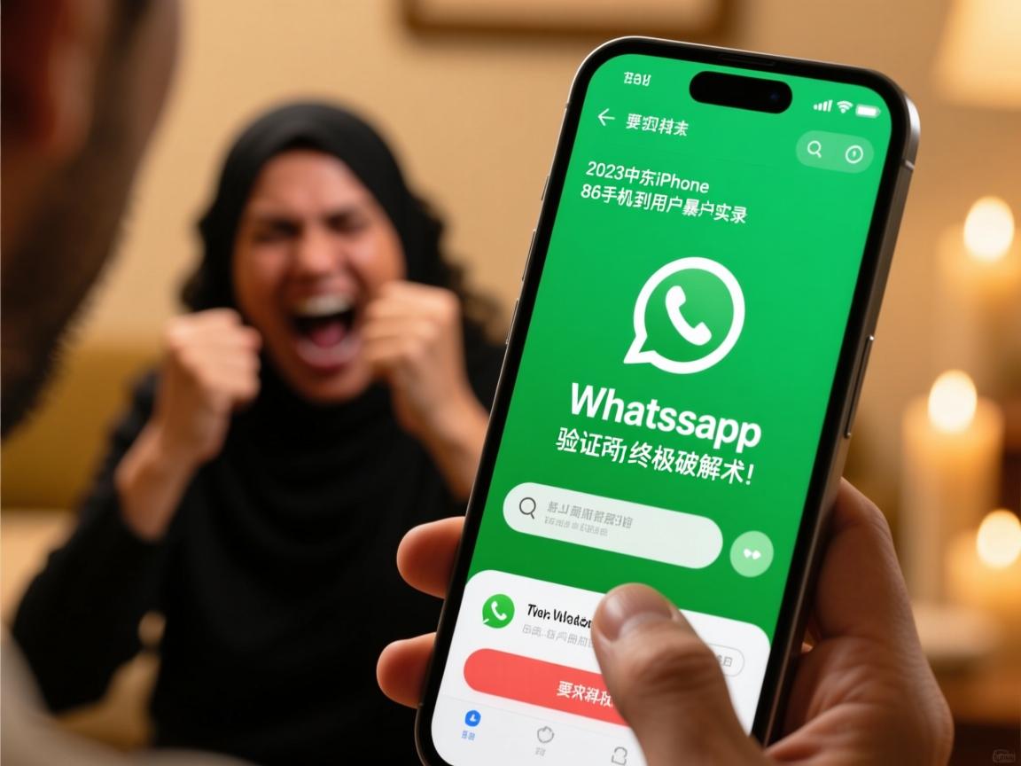 2023中东iPhone用户暴怒实录，86手机收不到WhatsApp验证码的终极破解术！
