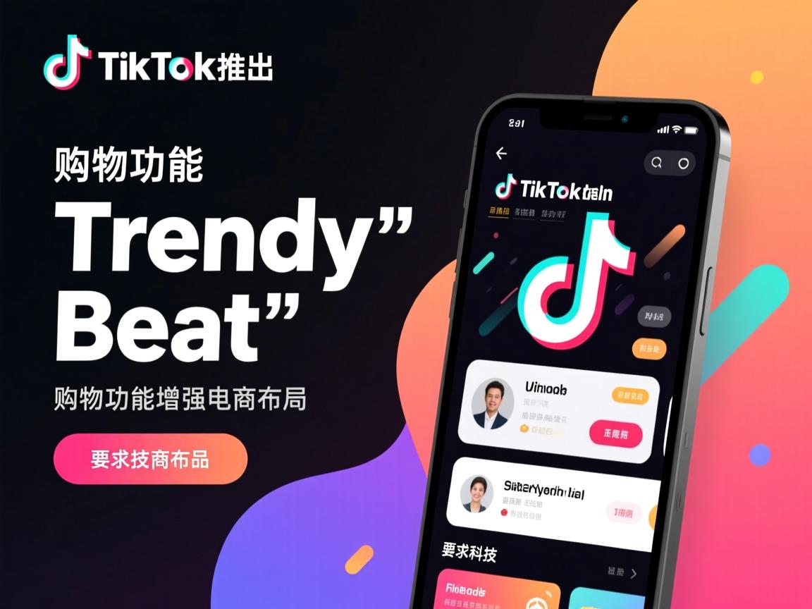 TikTok推出“Trendy Beat”购物功能,增强电商布局