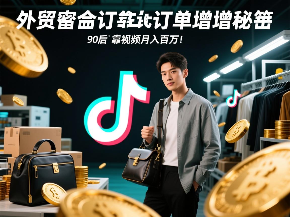 外贸箱包订单暴增秘籍,90后厂二代靠TikTok视频月入百万!