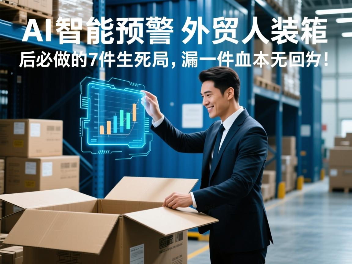 AI智能预警!外贸人装柜后必做的7件生死局,漏一件血本无归!