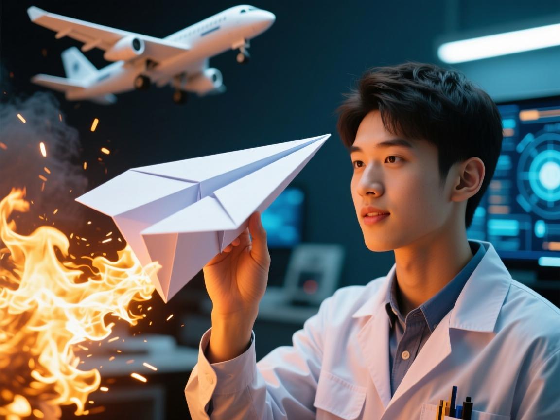 纸飞机教程视频爆火!00后工程师靠这招月入10万,网友,比真飞机还难开?