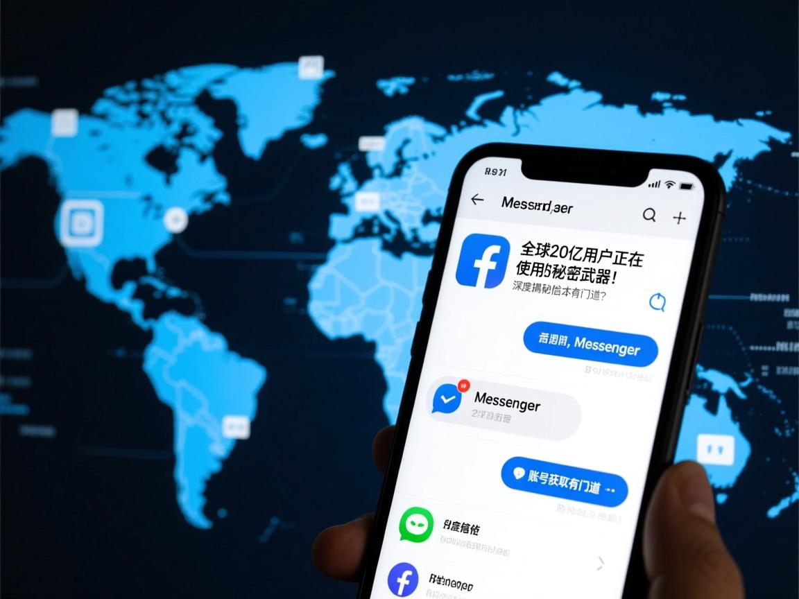 全球20亿用户正在使用的秘密武器!深度揭秘脸书信使Messenger,账号获取有门道?