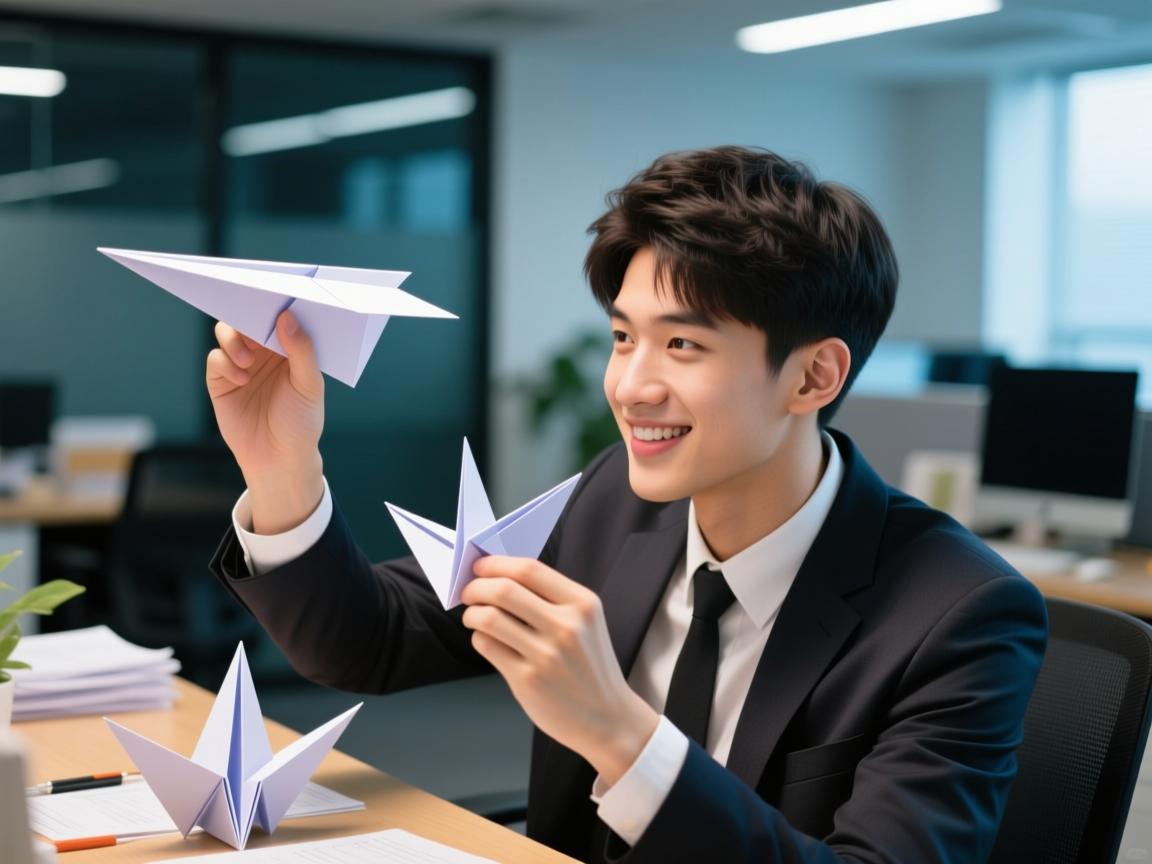 纸飞机咋整营业时间曝光!00后靠折纸月入过万,网友惊呼,这比上班香多了!