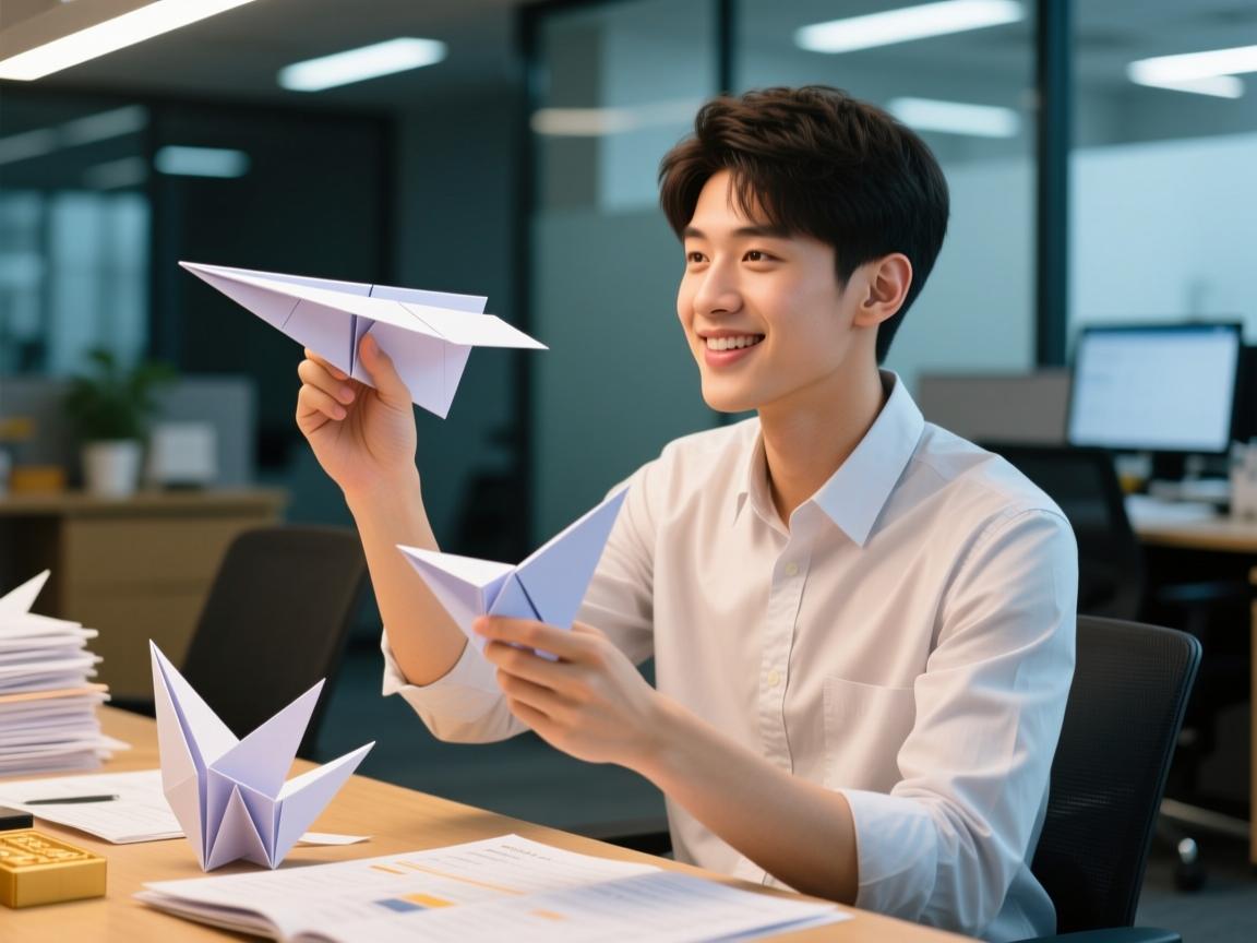 纸飞机咋整营业时间曝光!00后靠折纸月入过万,网友惊呼,这比上班香多了!