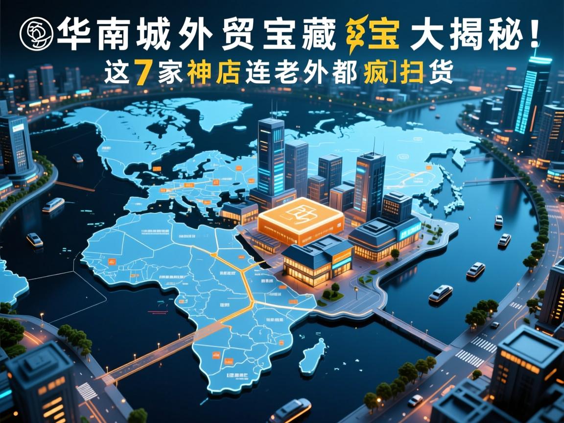 华南城外贸宝藏地图大揭秘!这7家神店连老外都疯狂扫货