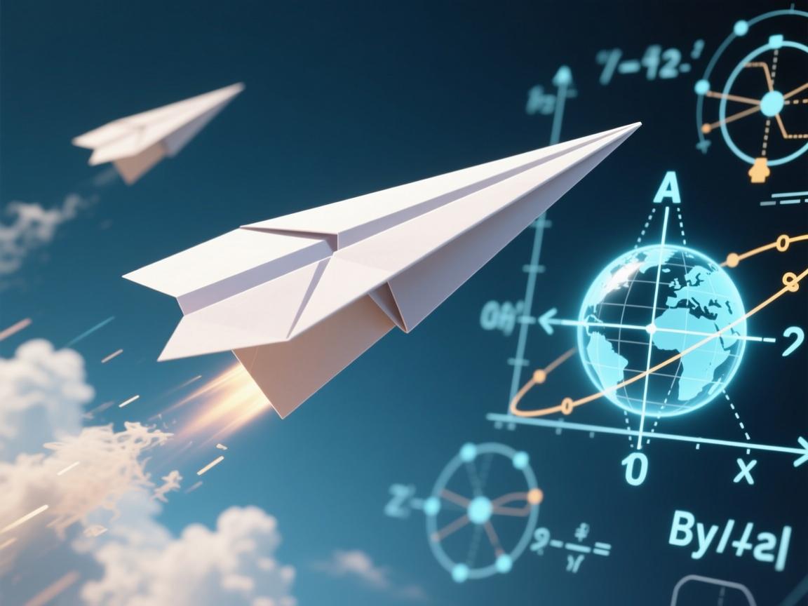 纸飞机腾空之谜,伯努利定律与童年科学的终极碰撞