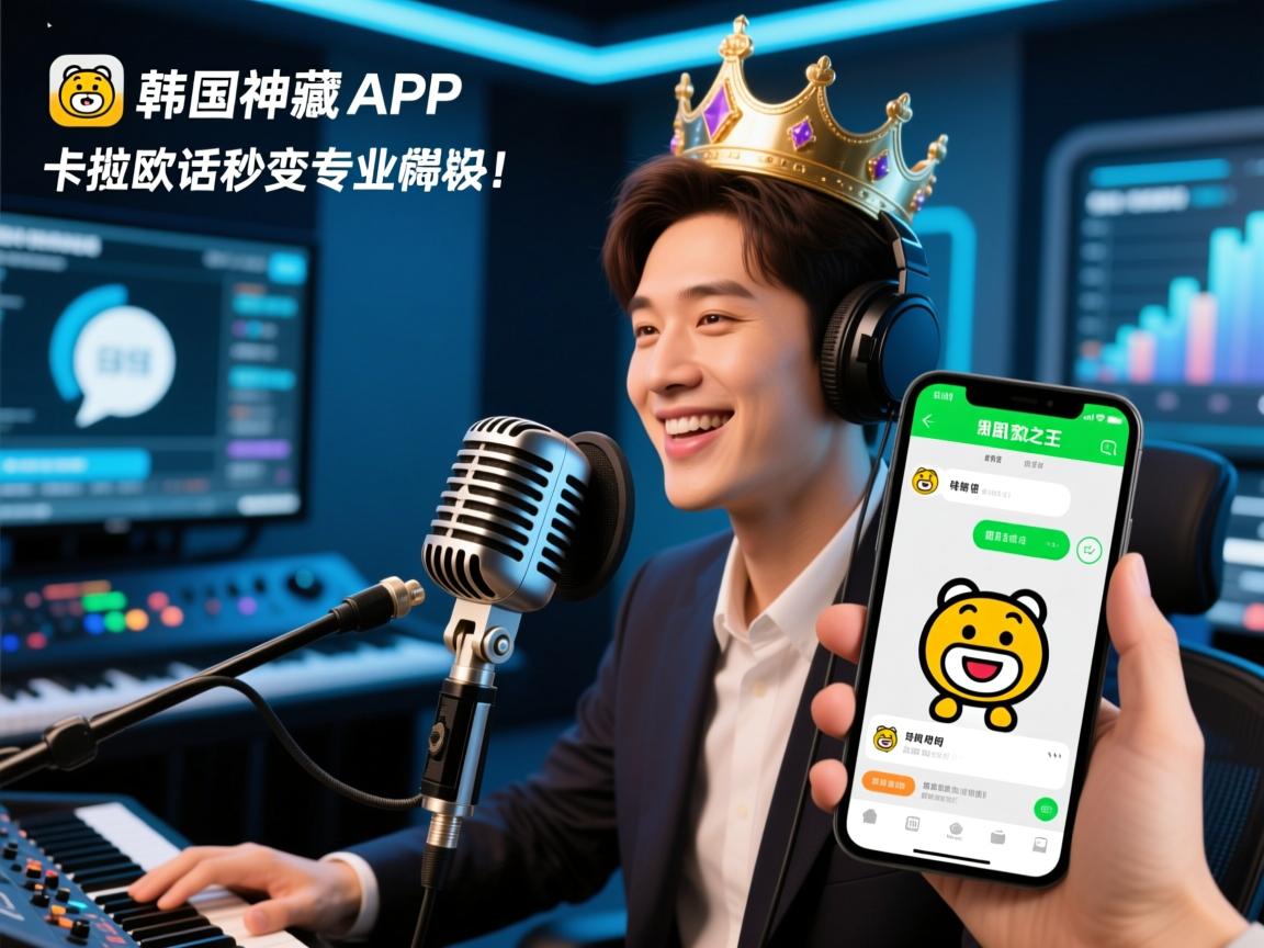 韩国神级APP隐藏玩法大揭秘!手把手教你用KakaoTalk变身K歌之王,卡啦欧话筒秒变专业设备!