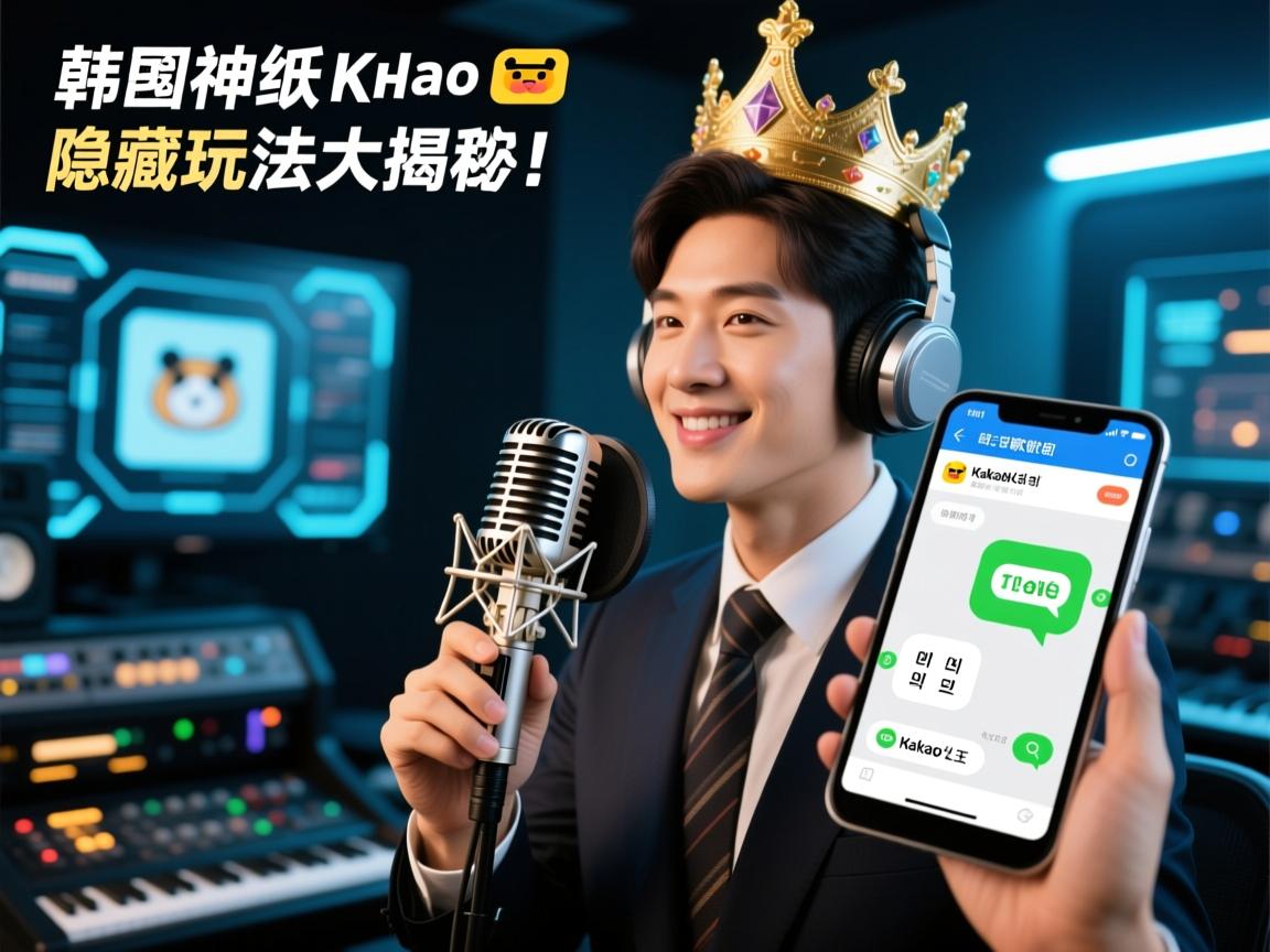 韩国神级APP隐藏玩法大揭秘！手把手教你用KakaoTalk变身K歌之王，卡啦欧话筒秒变专业设备！