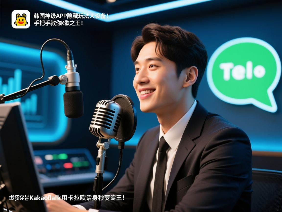 韩国神级APP隐藏玩法大揭秘!手把手教你用KakaoTalk变身K歌之王,卡啦欧话筒秒变专业设备!
