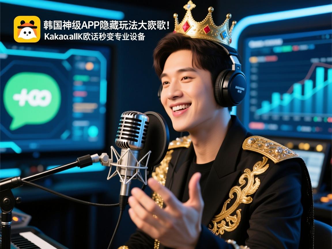韩国神级APP隐藏玩法大揭秘!手把手教你用KakaoTalk变身K歌之王,卡啦欧话筒秒变专业设备!