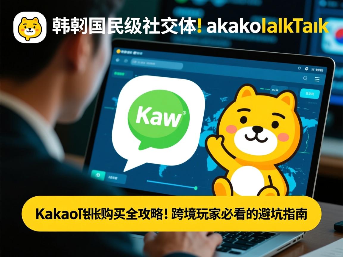 韩国国民级社交软件KakaoTalk账号购买全攻略!跨境玩家必看的避坑指南