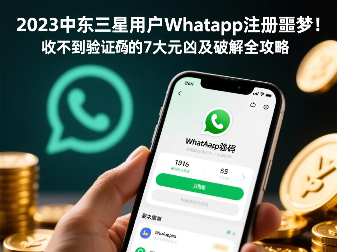 2023中东三星用户WhatsApp注册噩梦!收不到验证码的7大元凶及破解全攻略