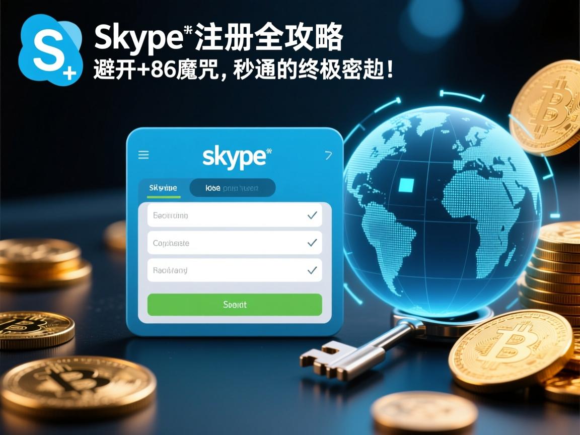 Skype注册全攻略,避开+86魔咒,秒通全球的终极密钥!