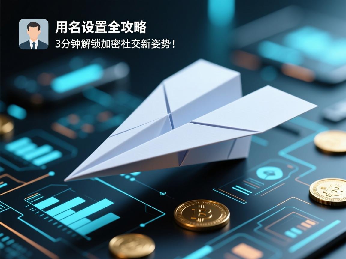 纸飞机用户名设置全攻略,3分钟解锁加密社交新姿势!