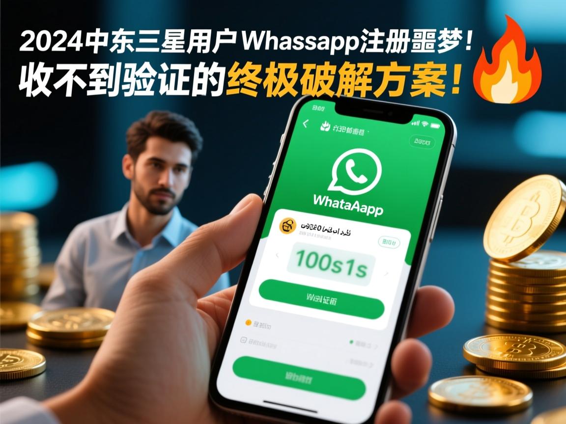 2024中东三星用户WhatsApp注册噩梦！收不到验证码的终极破解方案🔥