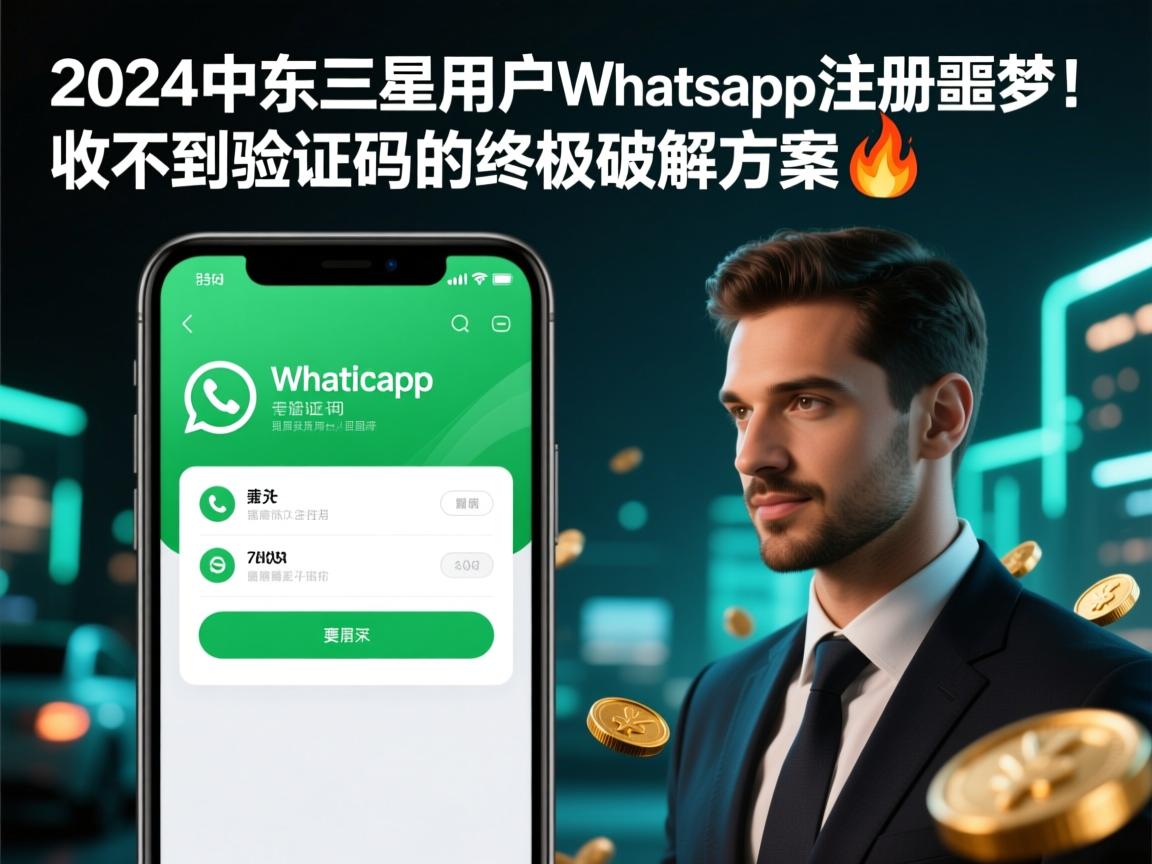 2024中东三星用户WhatsApp注册噩梦!收不到验证码的终极破解方案🔥