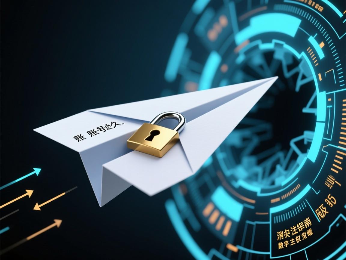 🔒纸飞机账号永久注销终极指南,消失的艺术与数字主权觉醒