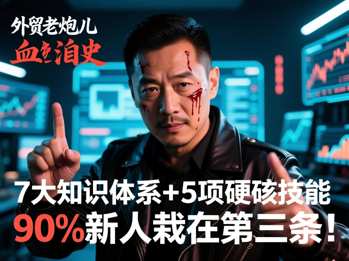 外贸老炮儿血泪史,7大知识体系+5项硬核技能,90%新人栽在第三条!