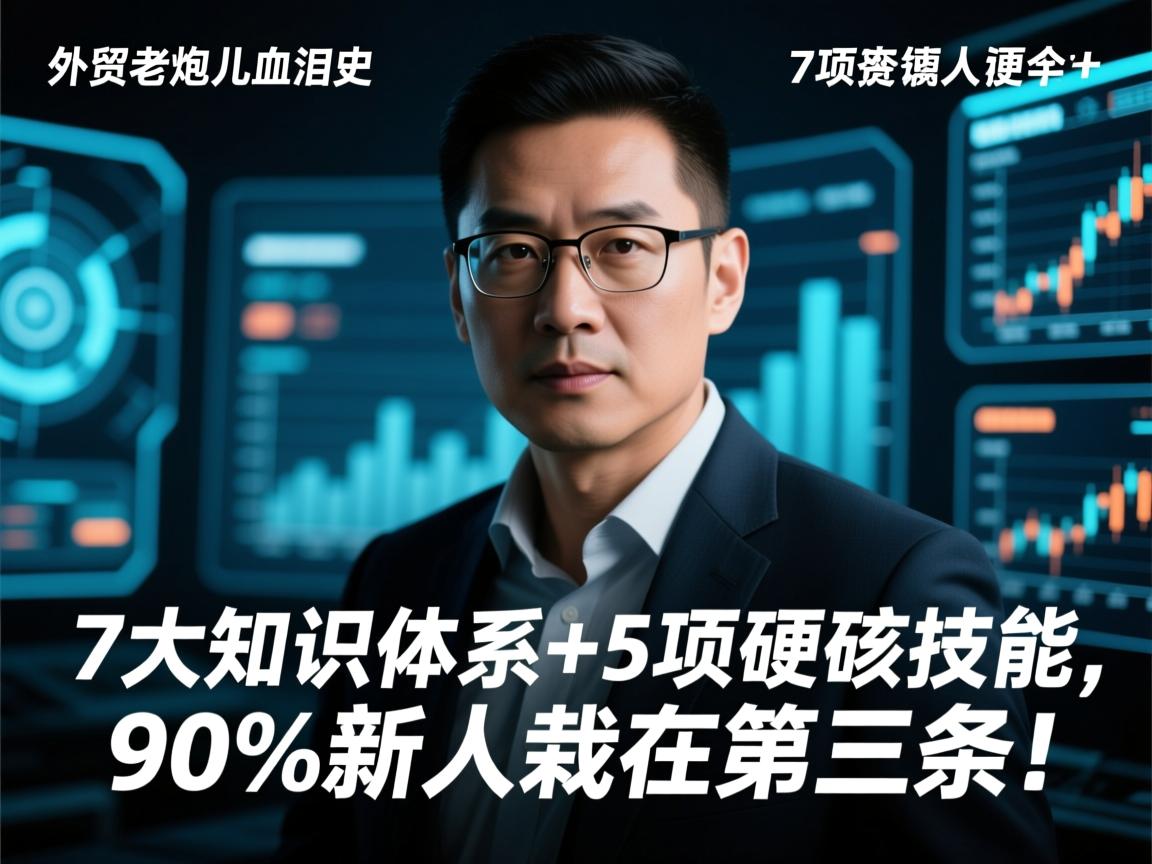 外贸老炮儿血泪史,7大知识体系+5项硬核技能,90%新人栽在第三条!