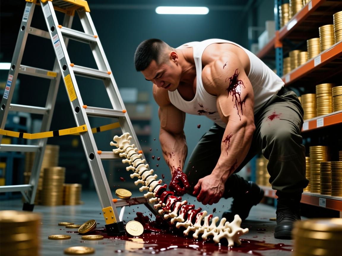 外贸梯子选购血泪史,300斤壮汉摔成八段椎骨,正品渠道竟藏在这些地方!