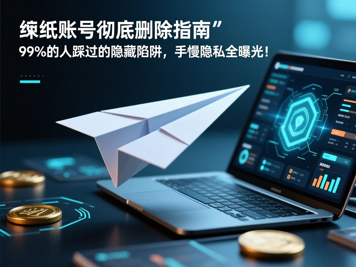 纸飞机账号彻底删除指南,99%的人踩过的隐藏陷阱,手慢隐私全曝光!