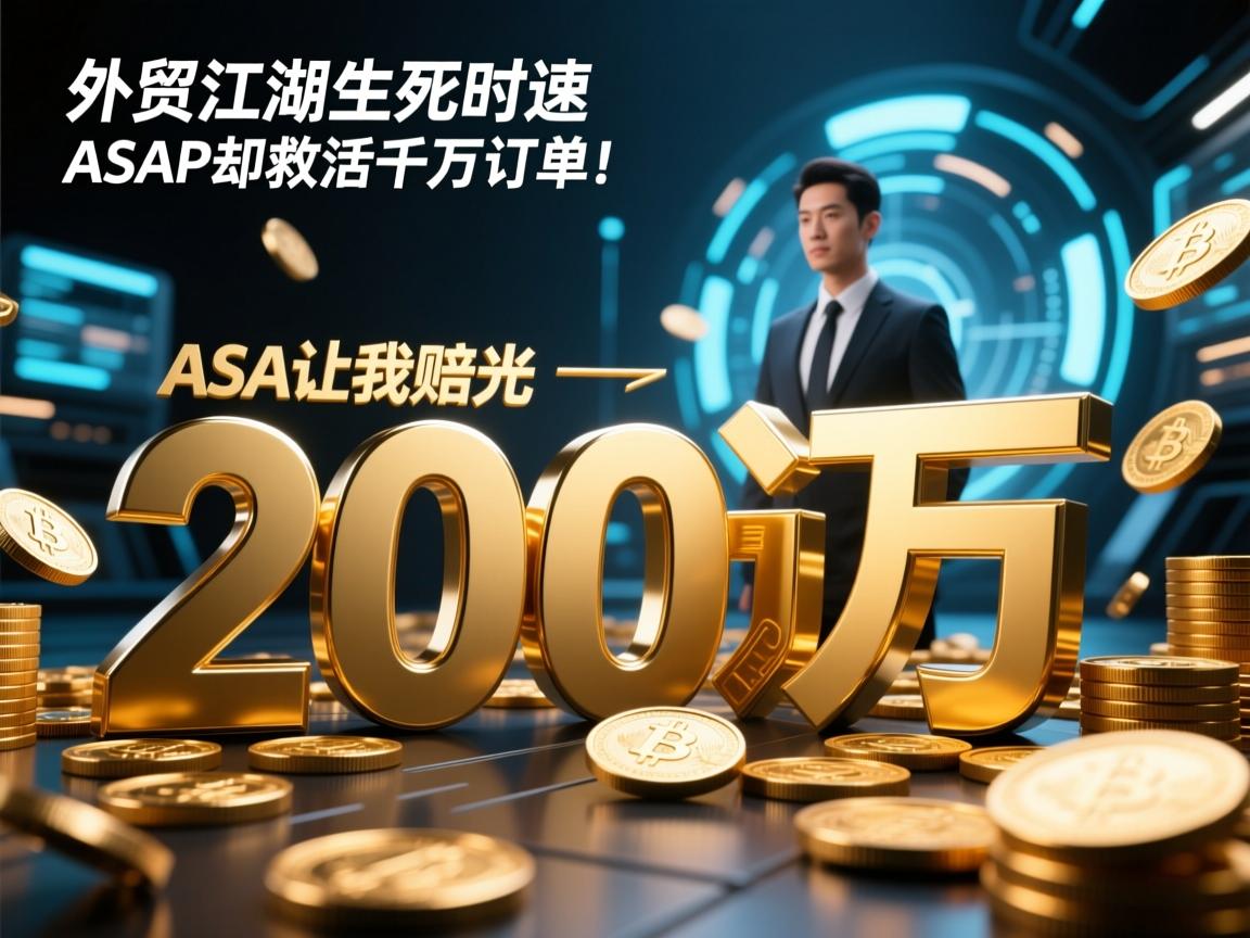 详细阅读:外贸江湖生死时速,ASA让我赔光200万,ASAP却救活千万订单! 外贸江湖生死时速,ASA让我赔光200万,ASAP却救活千万订单!