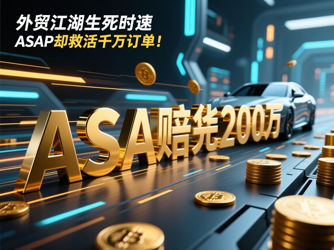 外贸江湖生死时速,ASA让我赔光200万,ASAP却救活千万订单!