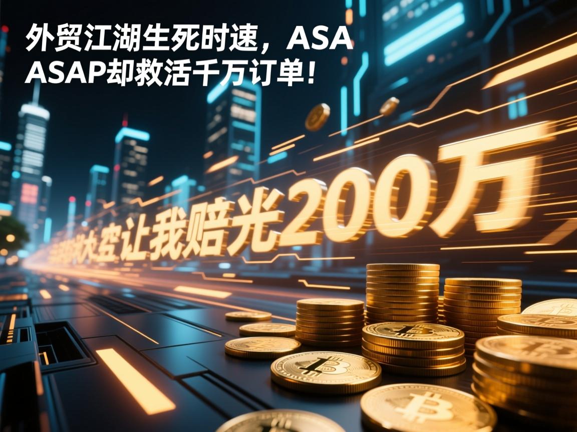 外贸江湖生死时速,ASA让我赔光200万,ASAP却救活千万订单!