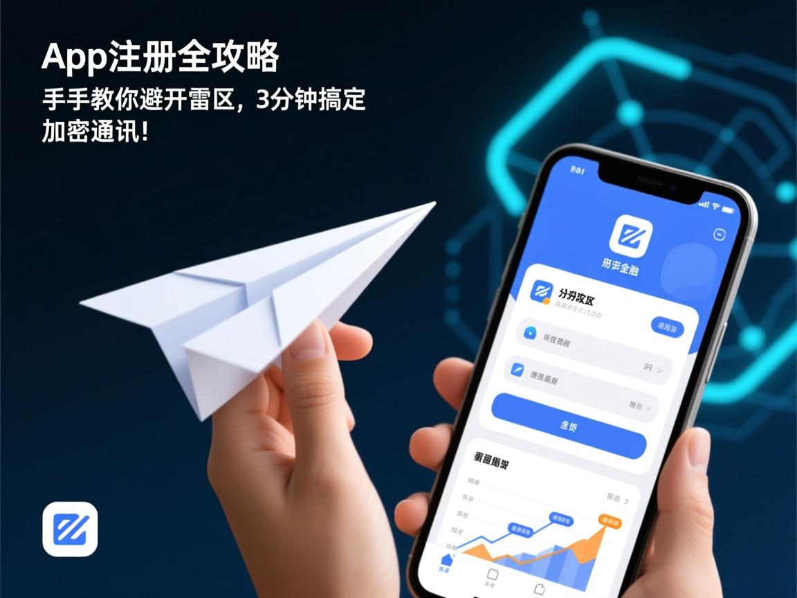 纸飞机App注册全攻略,手把手教你避开雷区,3分钟搞定加密通讯!