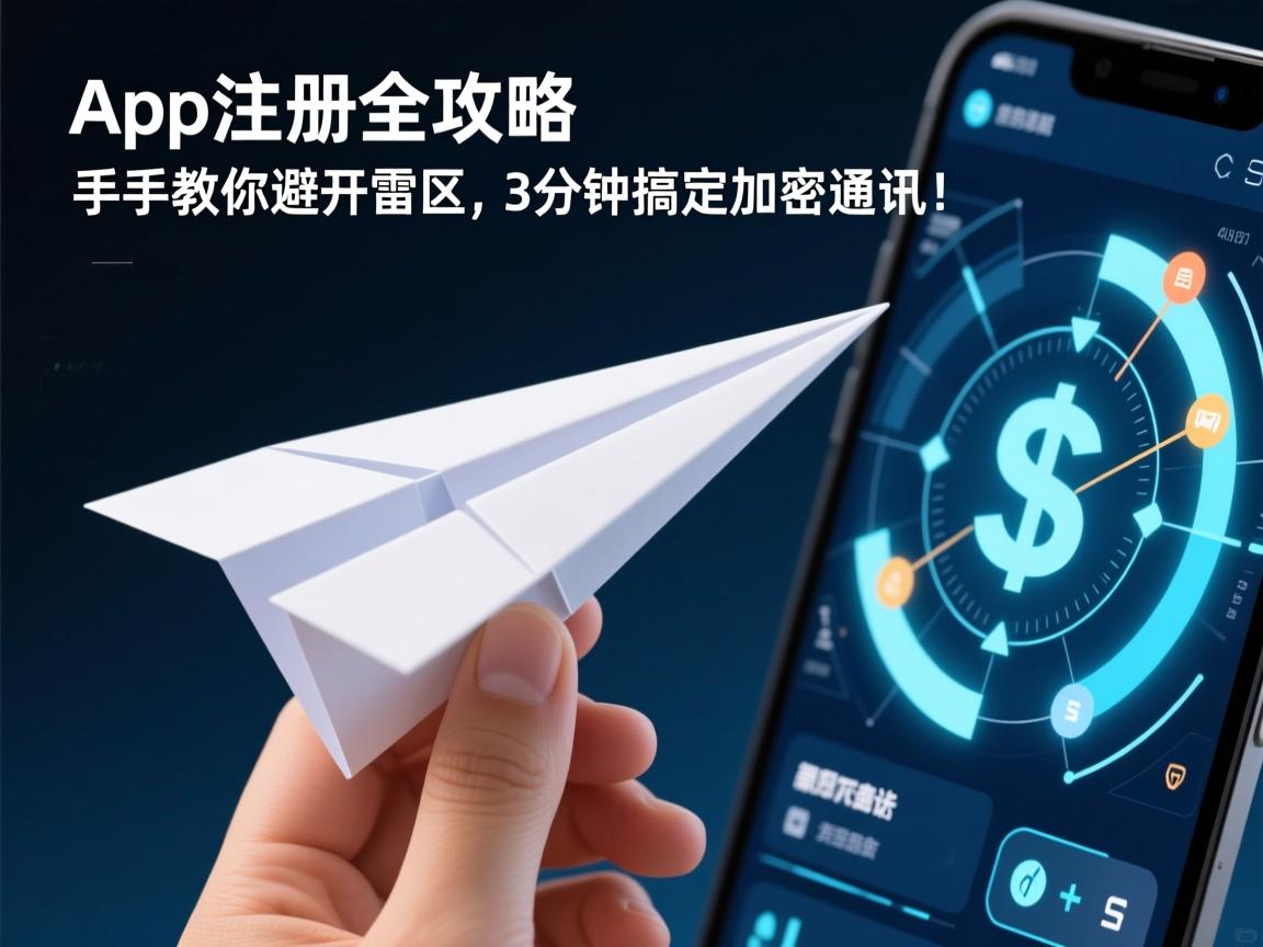 纸飞机App注册全攻略,手把手教你避开雷区,3分钟搞定加密通讯!